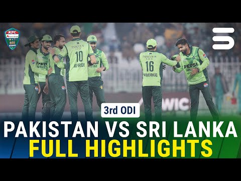 Full Highlights | Pakistan vs Sri Lanka ODI Series 2025 | 3rd ODI | PCB | M3V1U