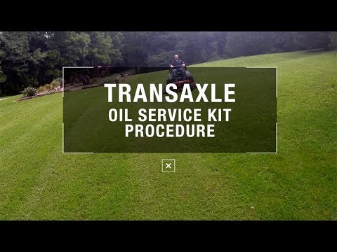 Hydro-Gear Transaxle Oil Change Instructions