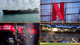 Bloomberg Money Minute: Hormuz Strait Now Open, Intel Shares, Netflix, Padres Near $3.9B Sale