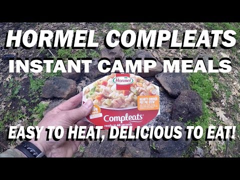HORMEL COMPLEATS INSTANT CAMP MEALS