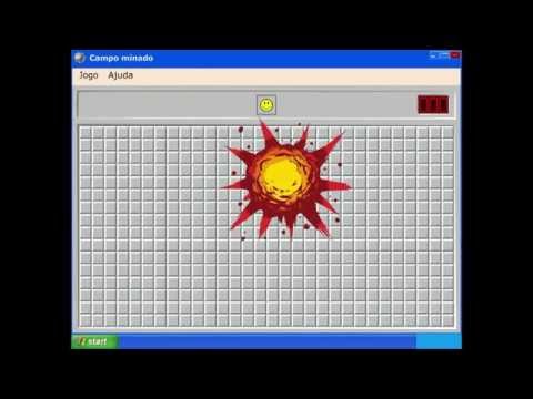 É improvável você ganhar no Campo Minado