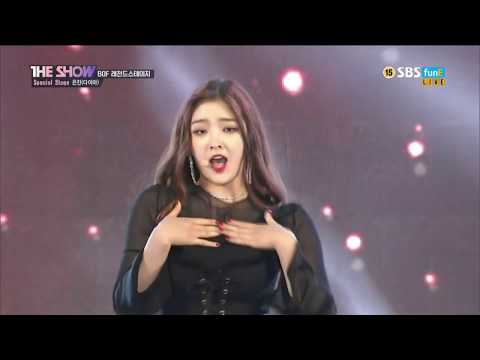 DIA's Eunjin dances to Hyuna's BABE on The Show: 2017 BOF Legend Stage SBSfunE