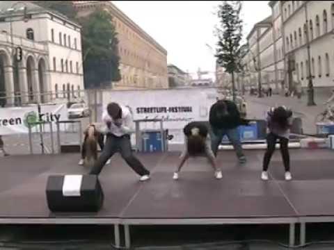 City Dance Streetlife 2009 HipHop Duo Alex mit Jasmin und weitere