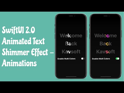 SwiftUI Animated Text Shimmer Effect - Custom Animations - SwiftUI Tutorials