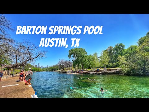 Walkthrough of Barton Springs Pool in Austin, Tx - Top Places to Visit