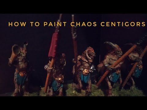 How to paint Chaos Centigors