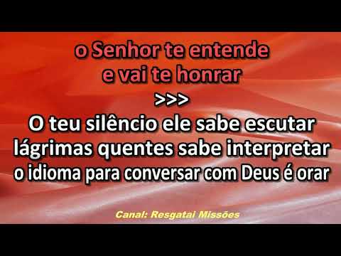 Solange Brandão - É Orando - Playback - Karaokê