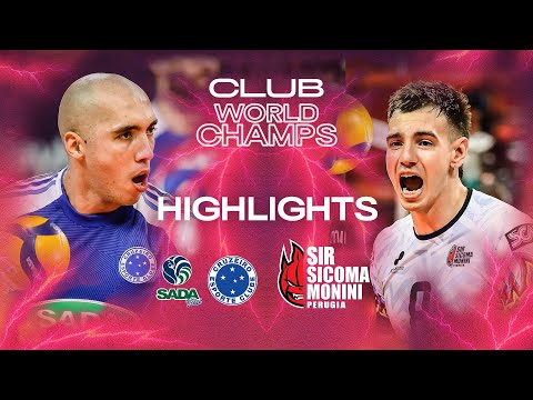 Sada Cruzeiro 🇧🇷 vs. Sicoma Monini 🇮🇹 - Pool Play | Club World Championships 2025 | Highlights