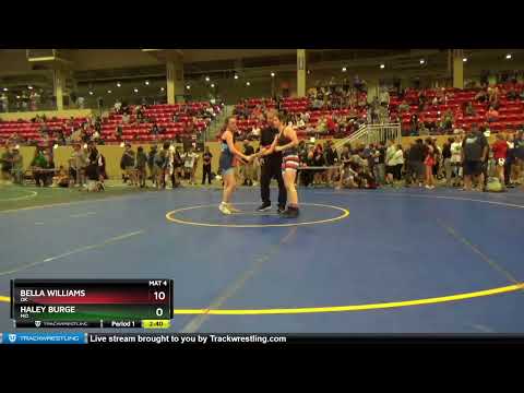 122 Lbs Champ. Round 1 - Bella Williams, OK Vs Haley Burge, MO 2c9b