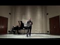 Yusef Lateef: Sonata for alto saxophone and piano - Bret Pimentel, saxophone, Kumiko Shimizu, piano