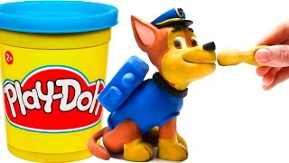 Paw Patrol Chase Stop Motion Play Doh claymation plastilina playdo Patrulla canina de cachorros