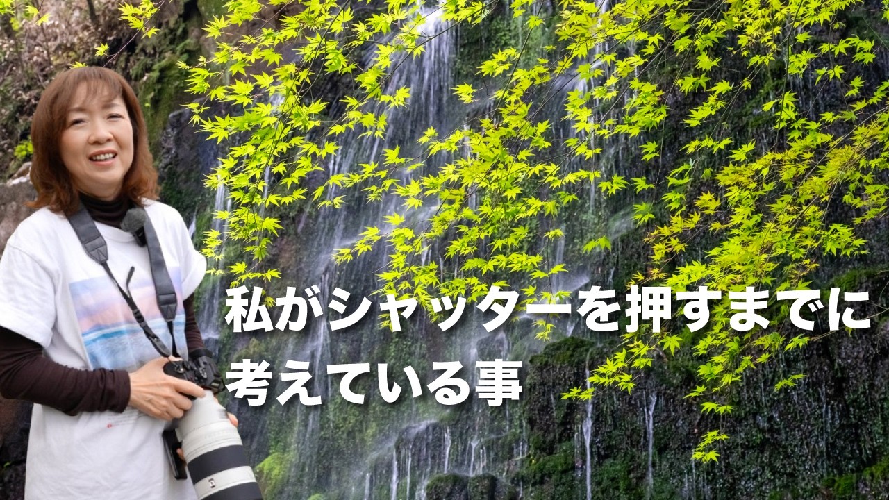 ピント位置は？シャッター速度は？実はメチャメチャ考えて撮ってます