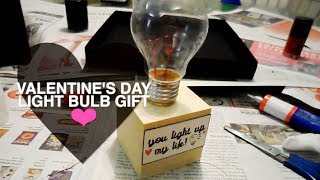 Valentine's Day D.I.Y Light Bulb Gift • 10.02.14