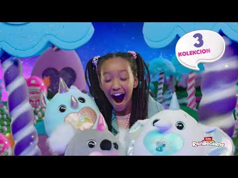 Zuru Pliušinis žaislas Rainbocorns Eggzania Fairy Mania S1 video