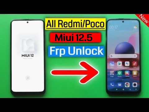 All Redmi/Poco Miui 12.5 Frp Unlock/Bypass Google Account || FAIL TO CREATE SCREEN LOCK 2021