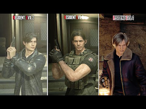Resident Evil 2 Remake Vs Resident Evil 3 Remake Vs Resident Evil 4 Remake | Comparison