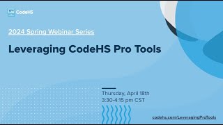 Leveraging CodeHS Pro Tools thumbnail