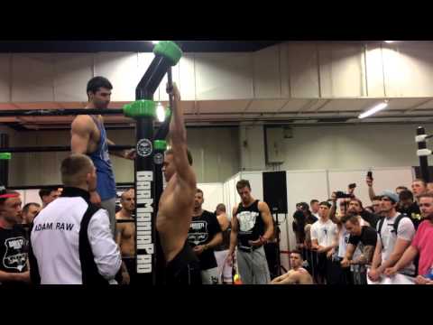 16 x 32kg Pull Ups King of the Bar Power Competition Frederik Imasuen
