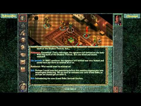 Baldur's Gate Walkthrough Part 61 - Palace Battle Fail!
