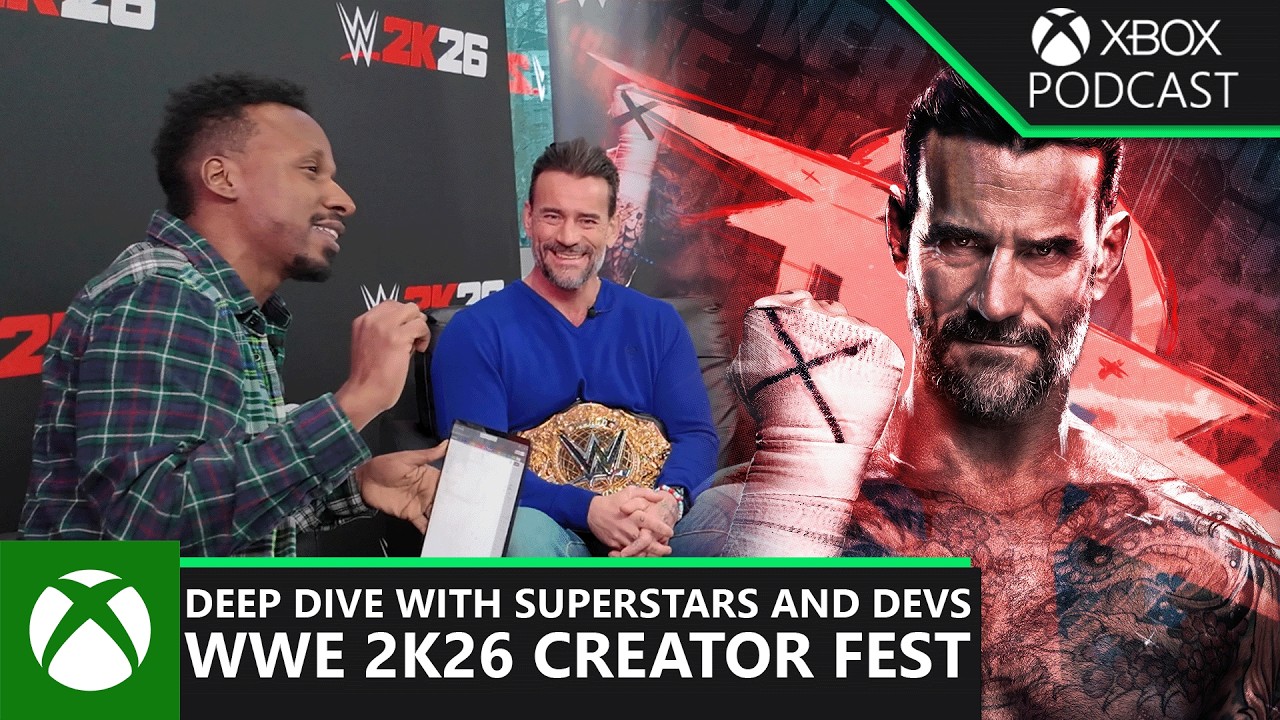 WWE 2K26 With Superstars and Devs at Creator Fest | Official Xbox Podcast