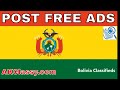 BOLIVIA LOCAL CLASSIFIEDS: How to Post Free Ads Online | Jobs/Cars/Buy & Sell Website AKClassy.com