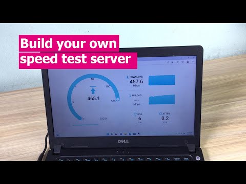 How to build your own speed test server on Windows