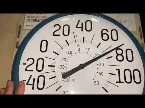 Taylor Precision Products Big & Bold Wall Thermometer Unboxing Review