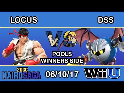 2GGC: Nairo Saga - Locus (Ryu) Vs. CL | DSS (Meta Knight) Pools Winners Side