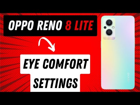 Oppo Reno 8 Lite Eye Comfort || Eye protection settings || how to enable eye Protection