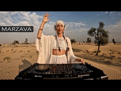 Marzava | Afro House & Melodic House live DJ Mix 2023 @ Dubai Al Qudra desert, UAE
