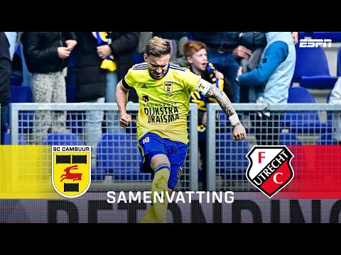 🫡 MARK DIEMERS pakt HOOFDROL tegen Jong FC Utrecht ⚽️ | Samenvatting SC Cambuur - Jong FC Utrecht