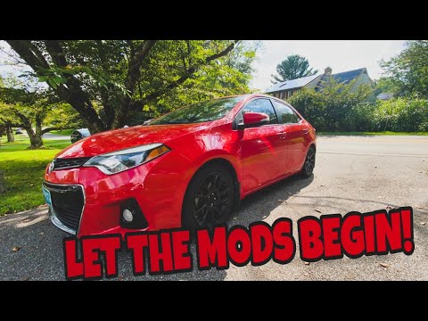 2016 COROLLA S - Megan Racing Lowering Springs/Weapon R Dragon Intake/Spec D Tuning Muffler Install
