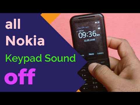 How to turn off keypad sound on nokia - Nokia 5310