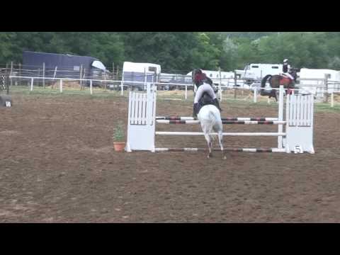 Ócsa, 2017. 07. 22. Téglás Réka az R105-ben. (díjugratás)