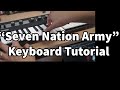 Keyboard Seven Nation Army The White Stripes Tutorial