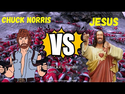 Chuck Norris Vs. Jesus and The Army Of 1000 Santa's: UEBS