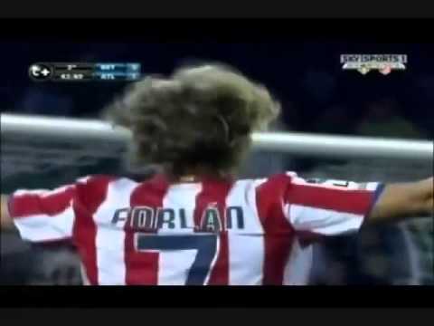 Mejores goles de Diego Forlán con el Atlético de Madrid