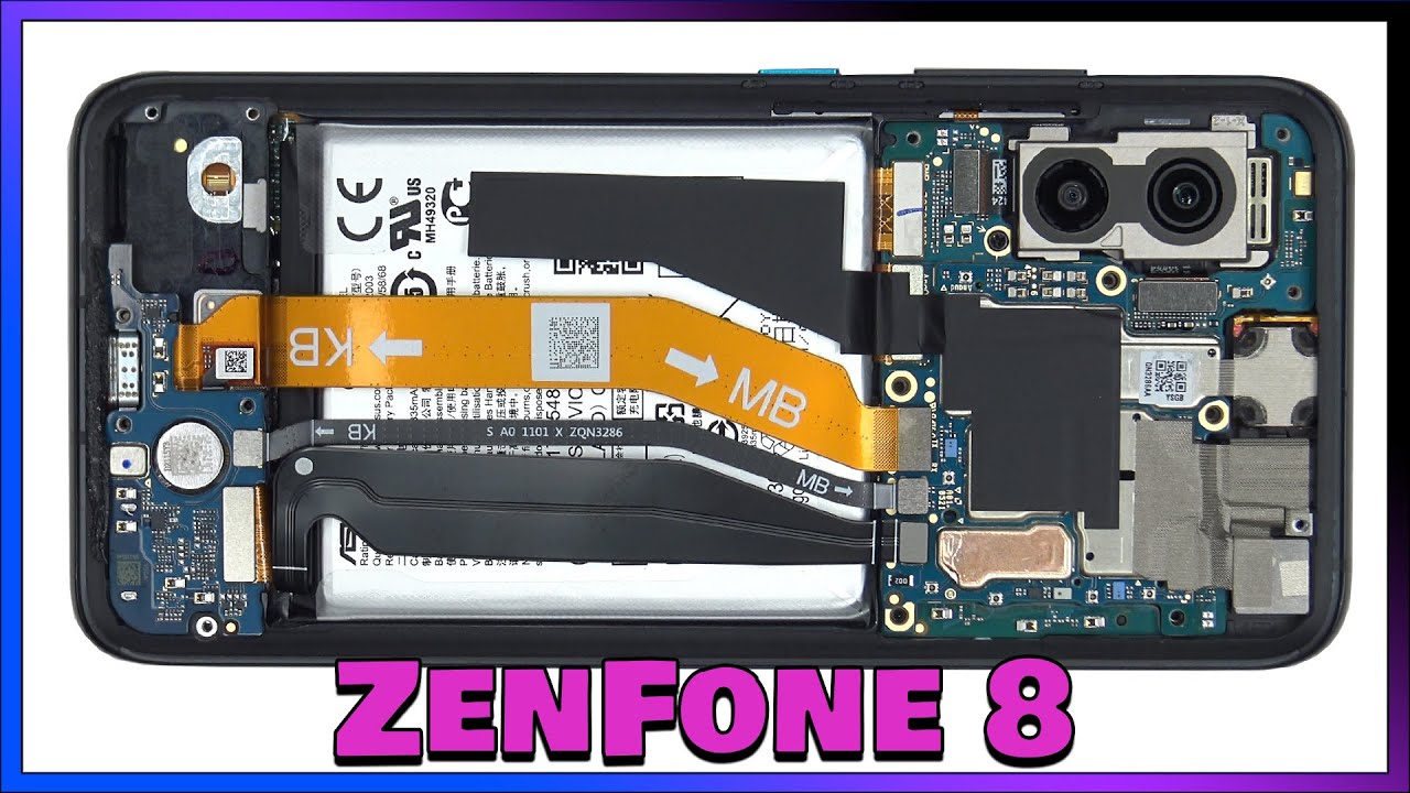 Asus Zenfone 8 Disassembly Teardown Repair Video Review