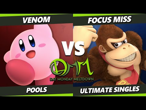 DAT MM 284 - Venom (Kirby) Vs. Focus Miss (Donkey Kong, Pokemon Trainer) Smash Ultimate - SSBU