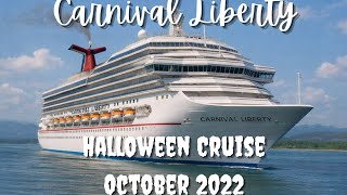 CARNIVAL LIBERTY - HALLOWEEN CRUISE 2022! #jbcruisin #carnival #cruise #cruiseship #carnivalcruise