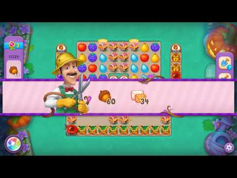 Gardenscapes level 11329 No Boosters Gameplay