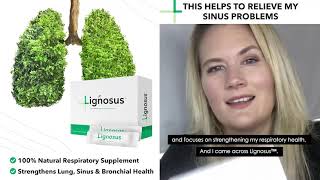 Lignosus™ helped to relieve my sinus problems - Nikki
