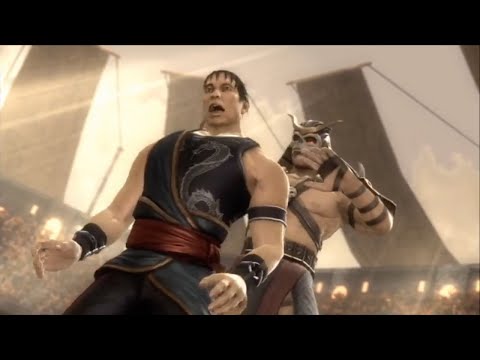 Mortal Kombat - Shao Kahn snaps Kung Lao neck (Kung Lao's Death)