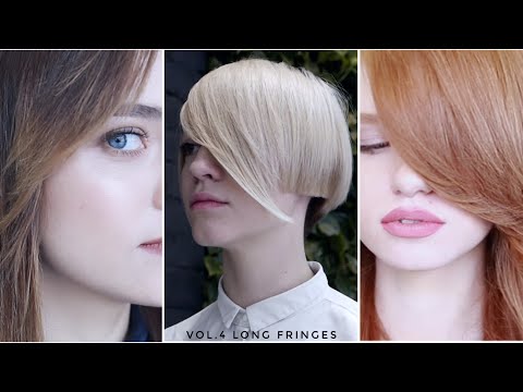 how to cut long fringe, 7 different ways