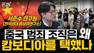 중국 범죄 조직은 왜 캄보디아를 택했나 - 서준수 연구원 (한국외대 동남아연구소)