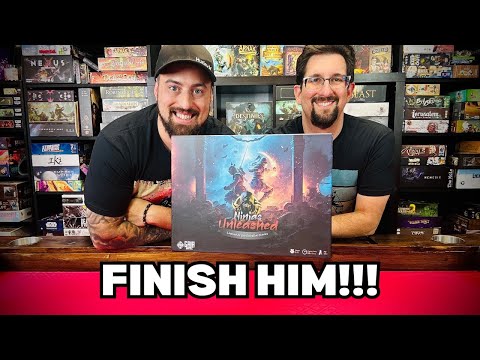 Ninjas Unleashed Board Game Review - First Impression - Kickstarter - Gaia Gamez