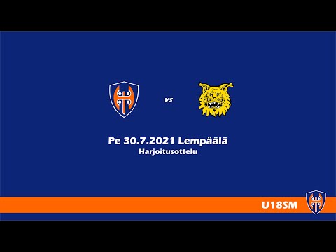 Tappara vs Ilves Harjoituspeli 30.7.2021 U18SM
