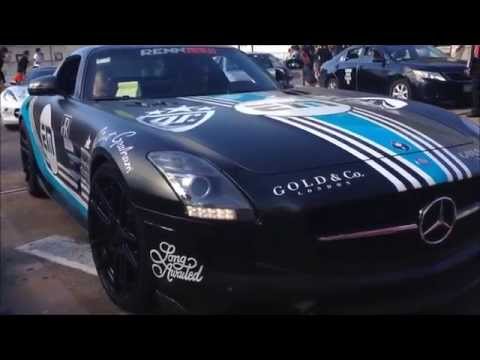 Brabus vs Renntech SLS AMG! crazy revs!!