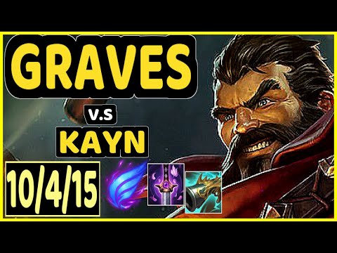 T1 FAKER (GRAVES) vs KAYN - 10/4/15 KDA JUNGLE GAMEPLAY - KR Ranked MASTER