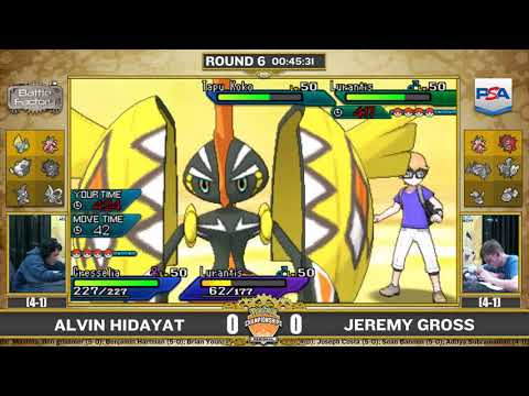 Pokémon Regional Championships - VGC Round 6 - Charlotte, NC - Alvin Hidayat vs Jeremy Gross